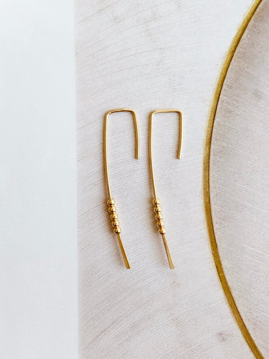 BUBBLE LINE EARRINGS